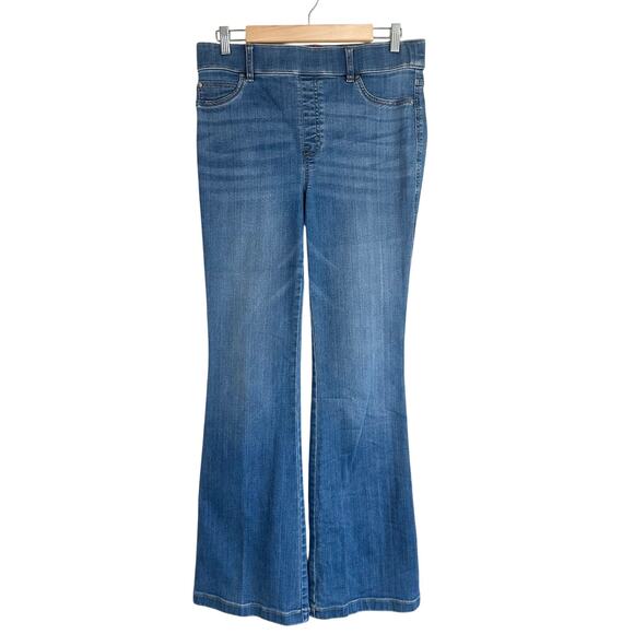 SPANX | Pull On Flare Jeans Vintage Indigo |Large - Picture 2 of 5